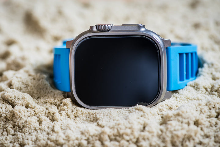 Shark Gill Rubber Band - For Apple Watch ULTRA - BluShark Blue - BluShark Straps