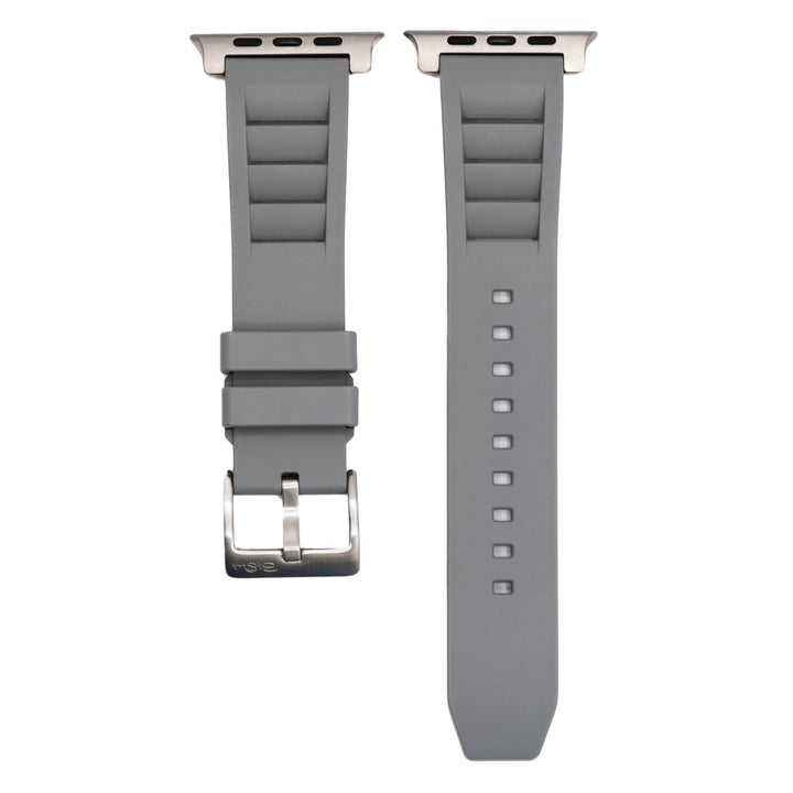Shark Gill Rubber Band - For Apple Watch ULTRA - Gray - BluShark Straps