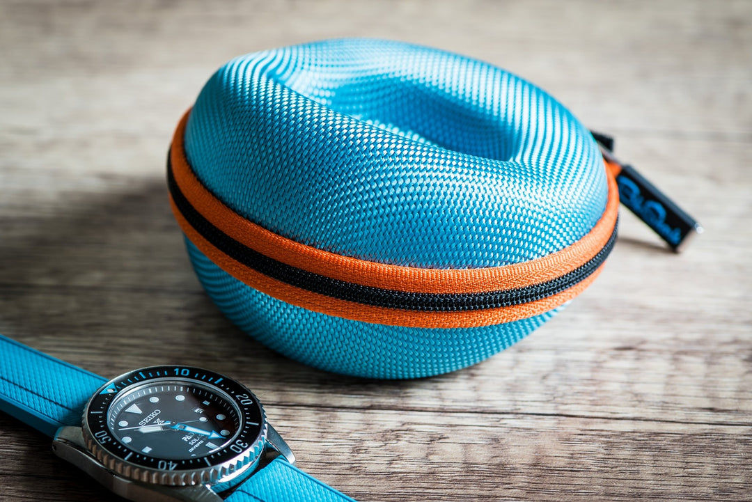 Shark Skin Racer Watch Strap & Matching Racer Travel Pod Bundle - BluShark Straps