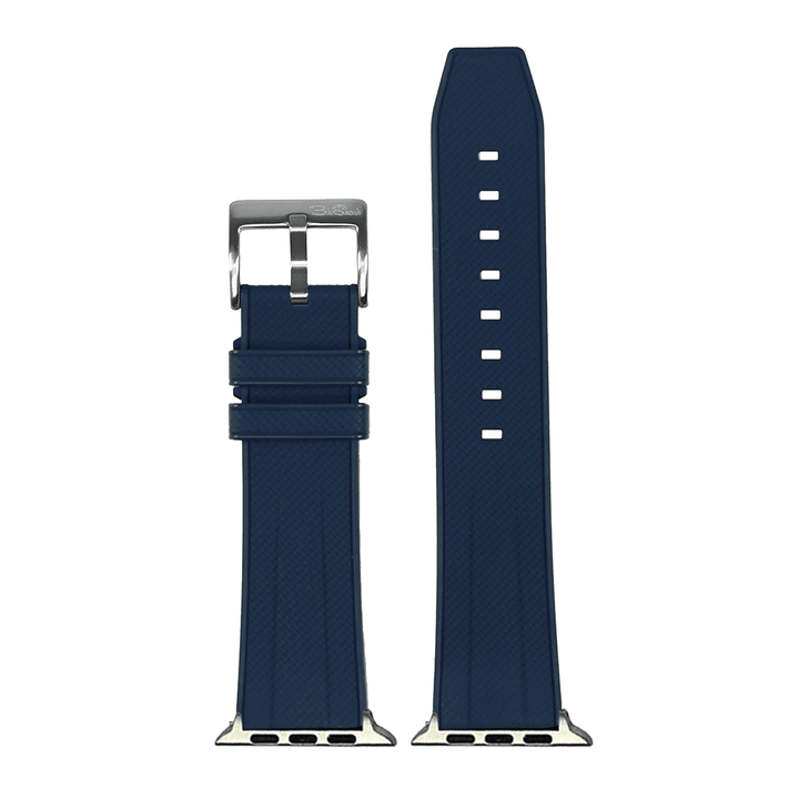 Shark Skin Rubber Band – For Apple Watch - Blue - BluShark Straps