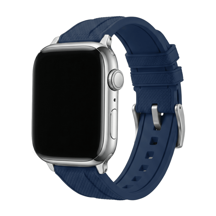 Shark Skin Rubber Band – For Apple Watch - Blue - BluShark Straps