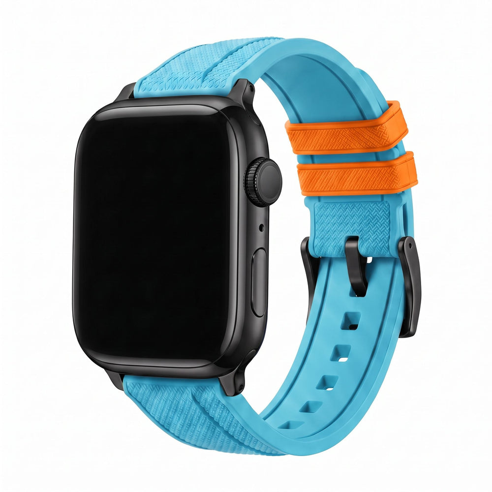 Shark Skin Rubber Band – For Apple Watch - Racer - BluShark Straps
