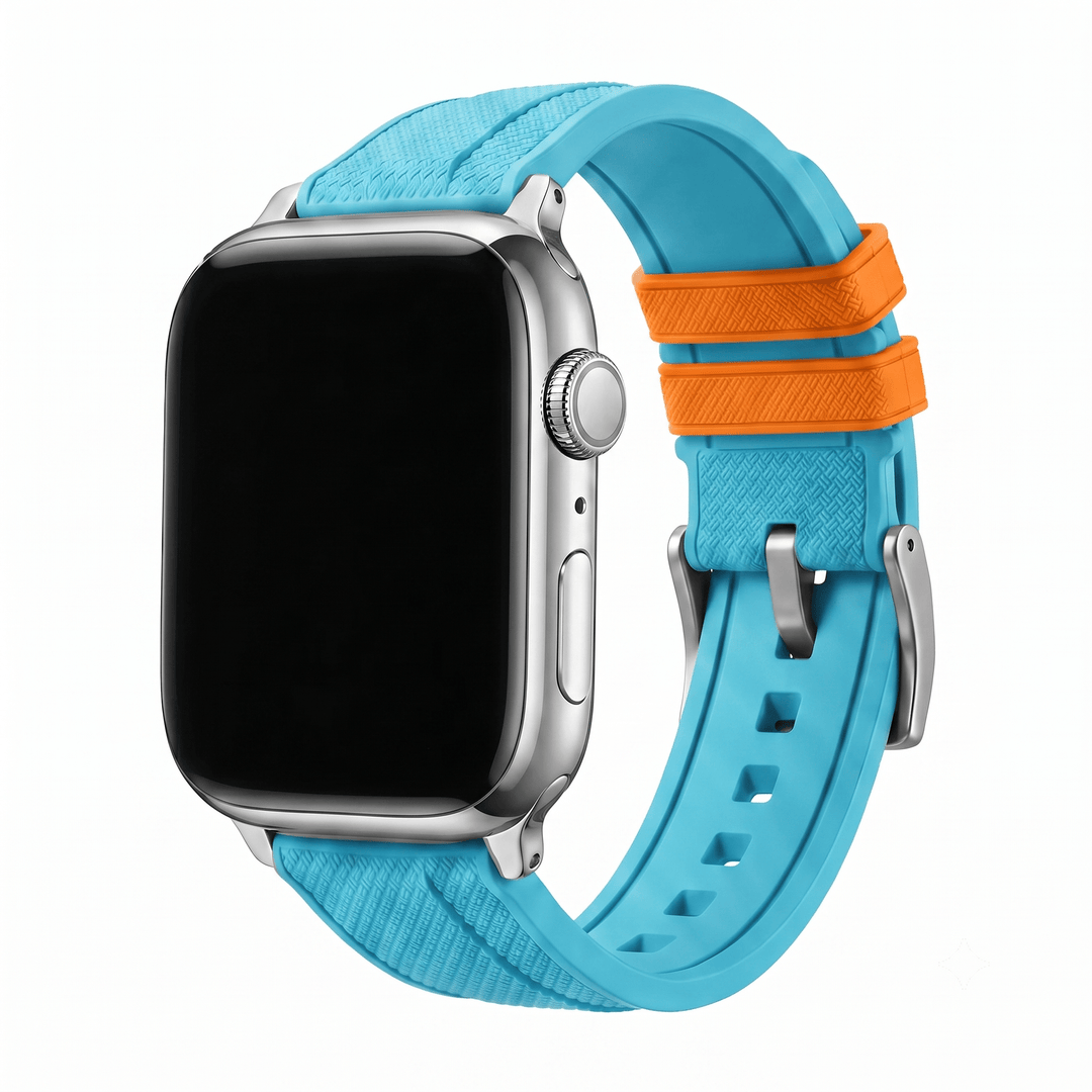 Shark Skin Rubber Band – For Apple Watch - Racer - BluShark Straps