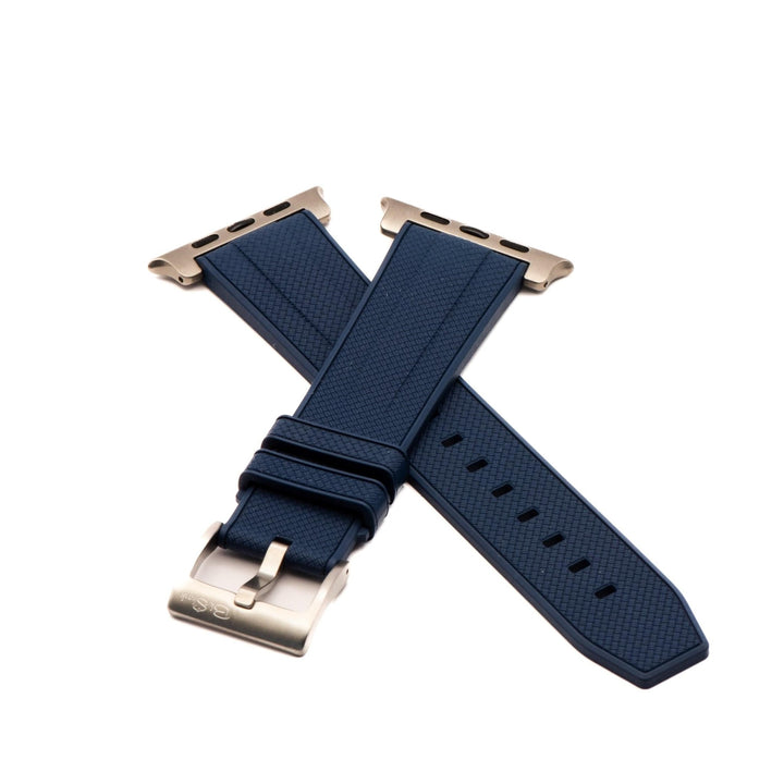 Shark Skin Rubber Band - For Apple Watch ULTRA - Blue - BluShark Straps