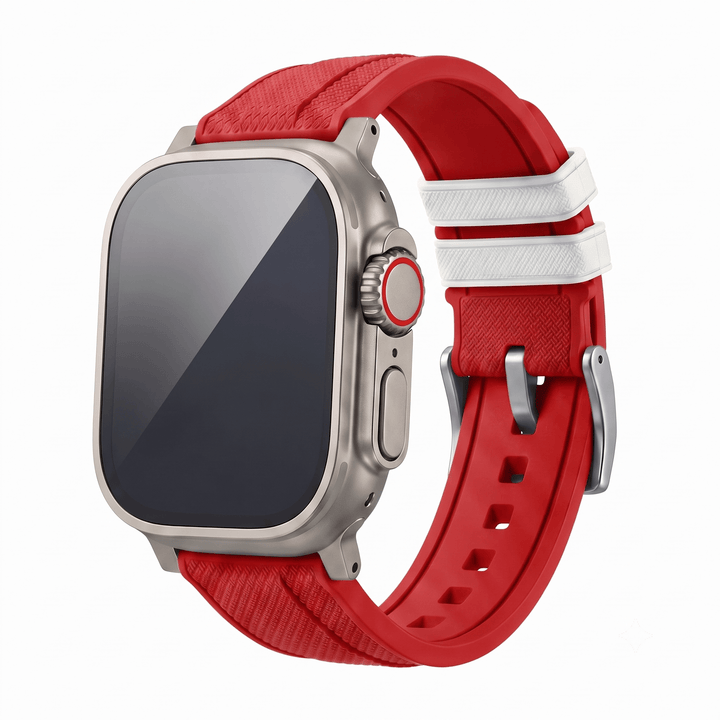 Shark Skin Rubber Band - For Apple Watch ULTRA - Diver Down - BluShark Straps