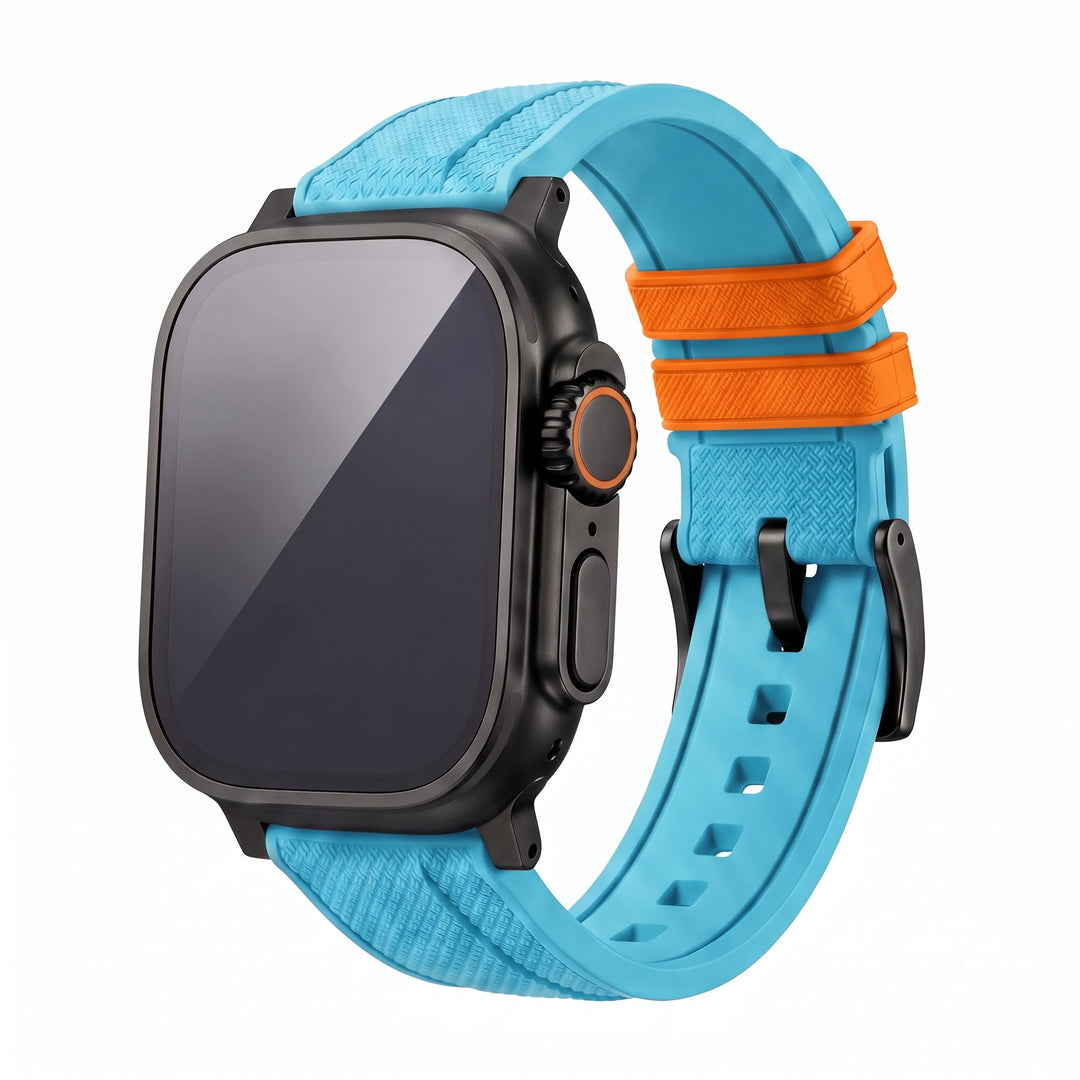 Shark Skin Rubber Band - For Apple Watch ULTRA - Racer - BluShark Straps