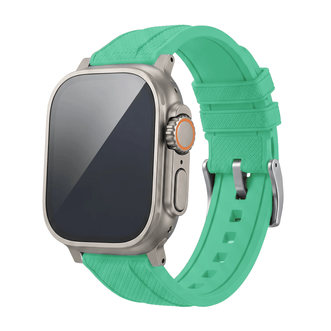 Shark Skin Rubber Band - For Apple Watch ULTRA - Seafoam - BluShark Straps