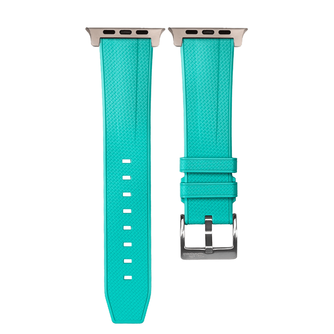 Shark Skin Rubber Band - For Apple Watch ULTRA - Turquoise - BluShark Straps