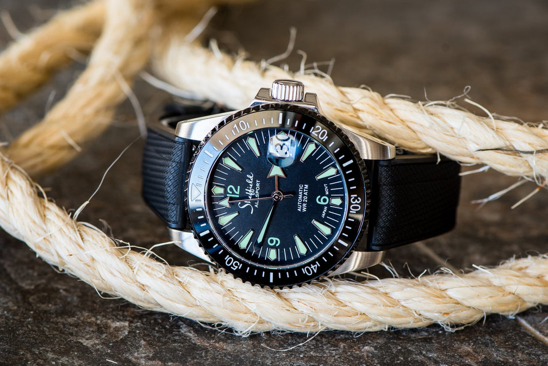 Shark Skin Rubber - Black - BluShark Straps