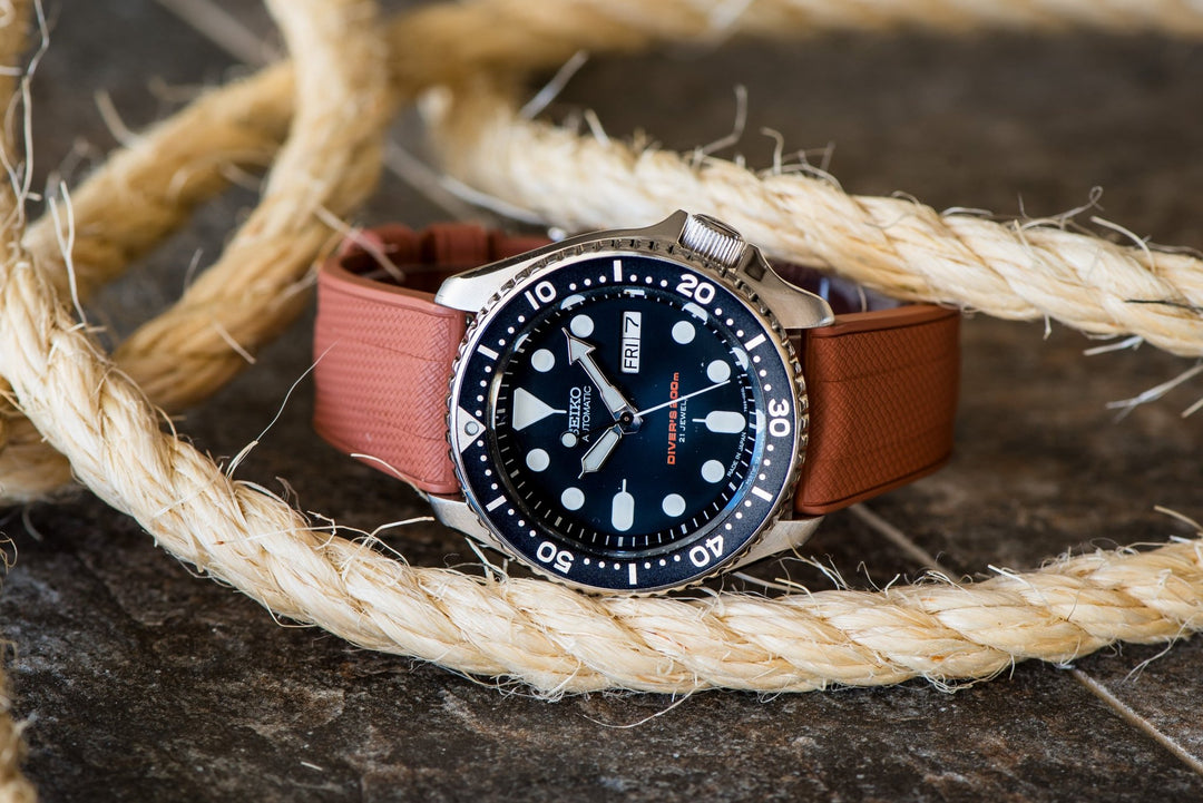 Shark Skin Rubber - Brown - BluShark Straps