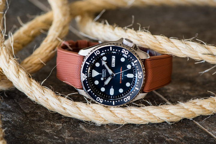 Shark Skin Rubber - Brown - BluShark Straps