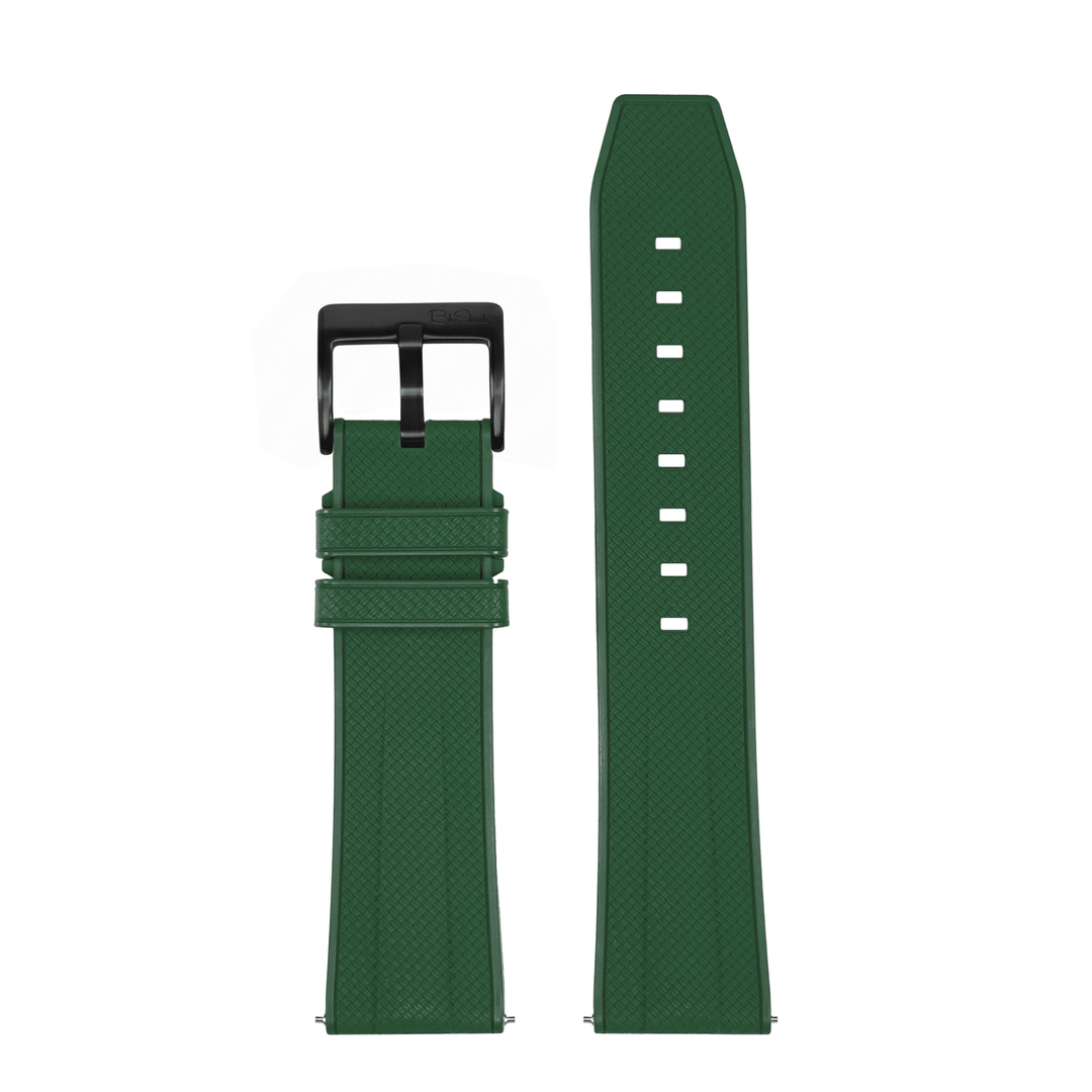 Shark Skin Rubber - Green - BluShark Straps