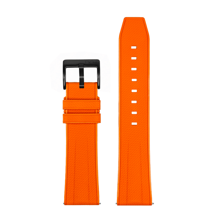 Shark Skin Rubber - Orange - BluShark Straps