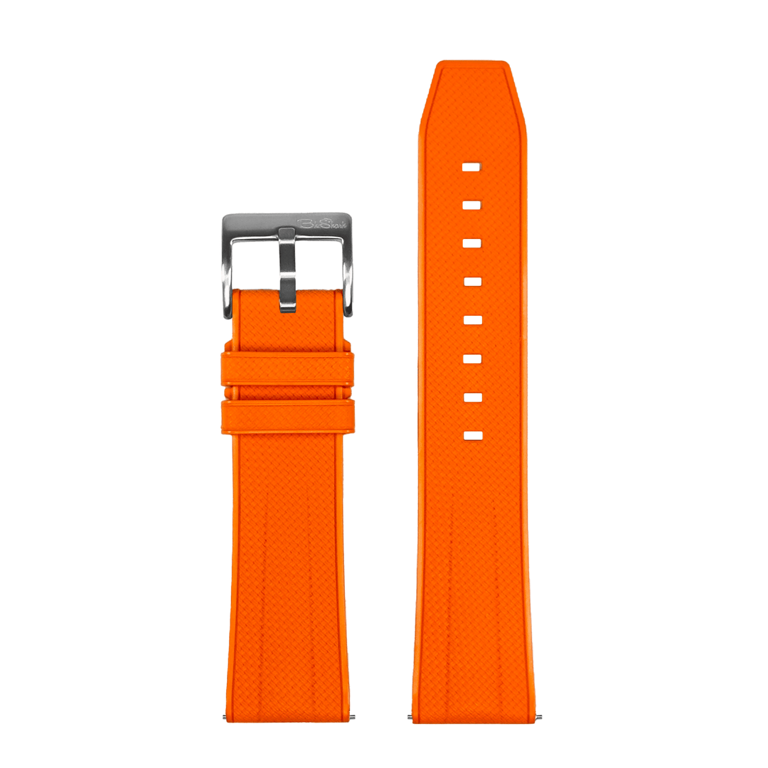 Shark Skin Rubber - Orange - BluShark Straps