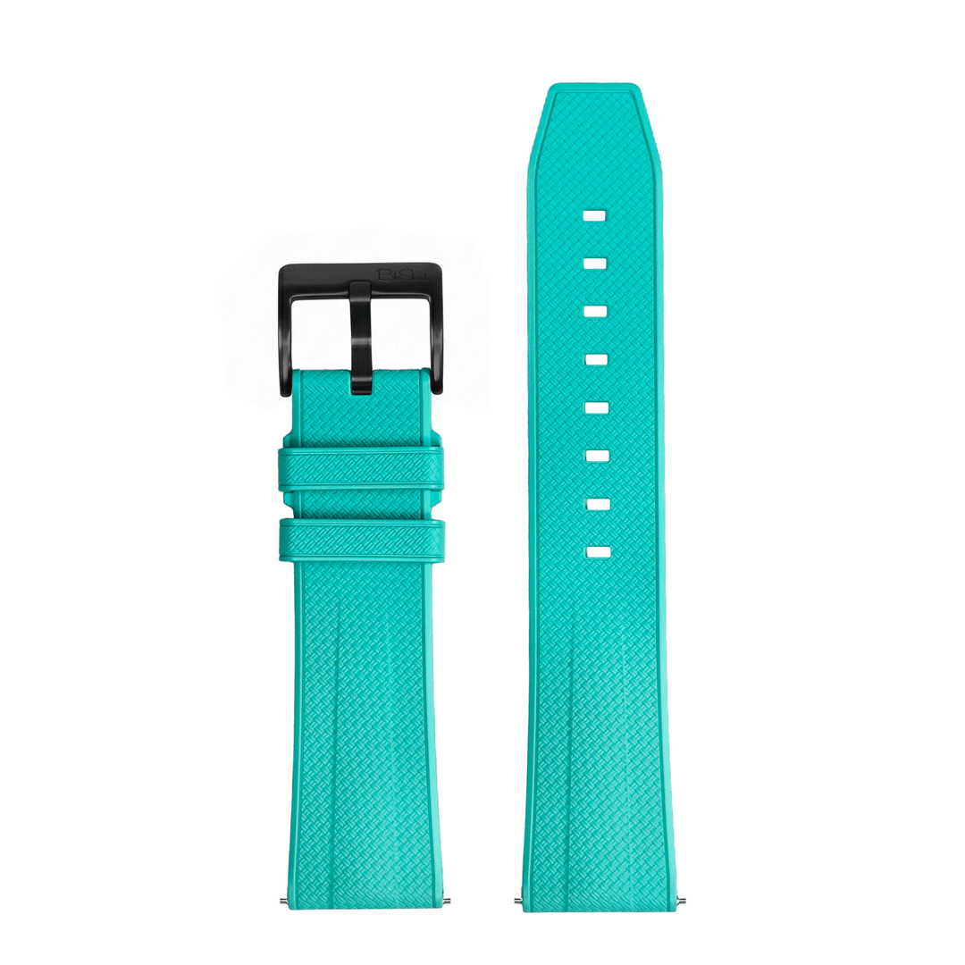 Shark Skin Rubber - Turquoise - BluShark Straps