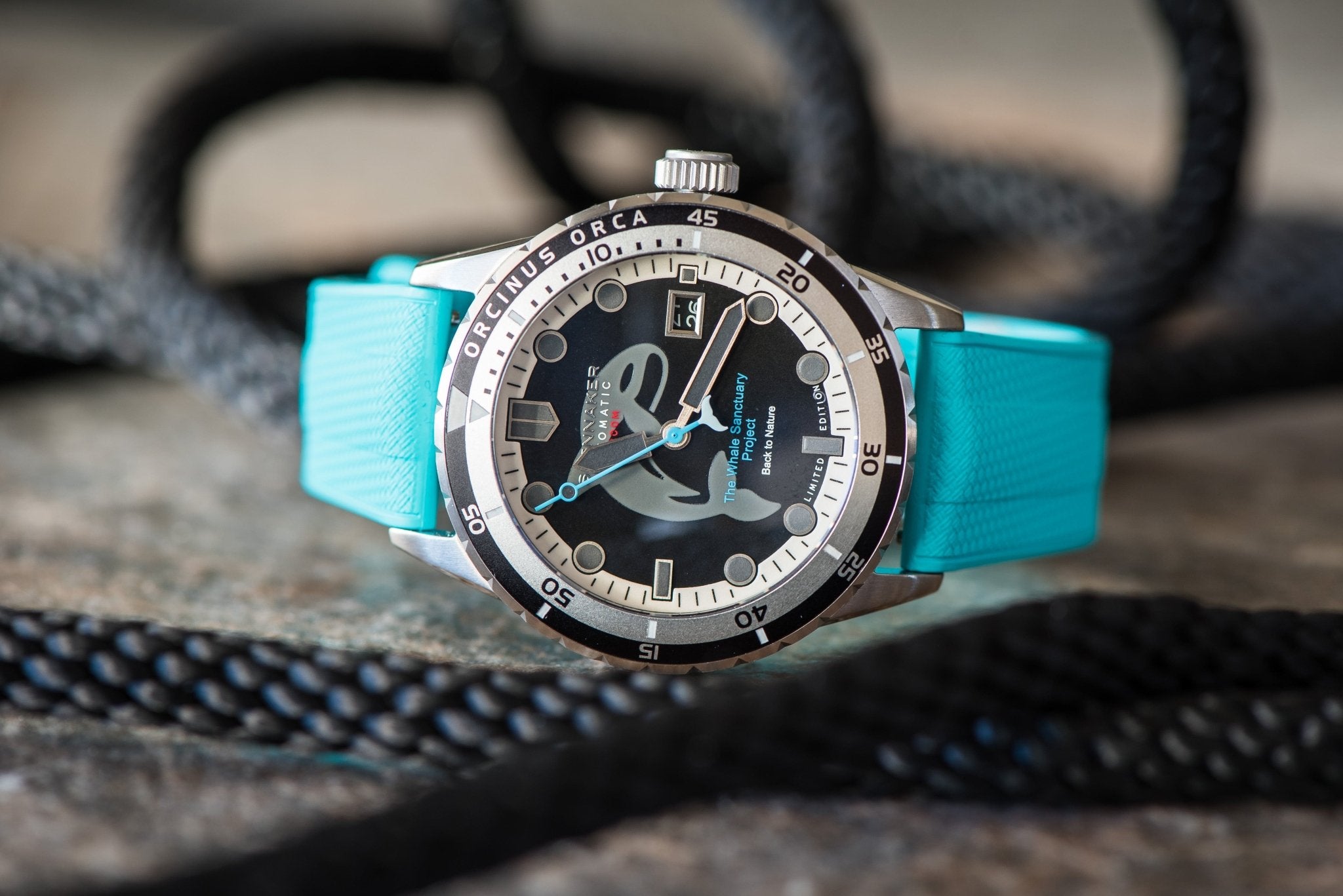 Shark Skin Rubber Watch Strap - Turquoise – BluShark Straps