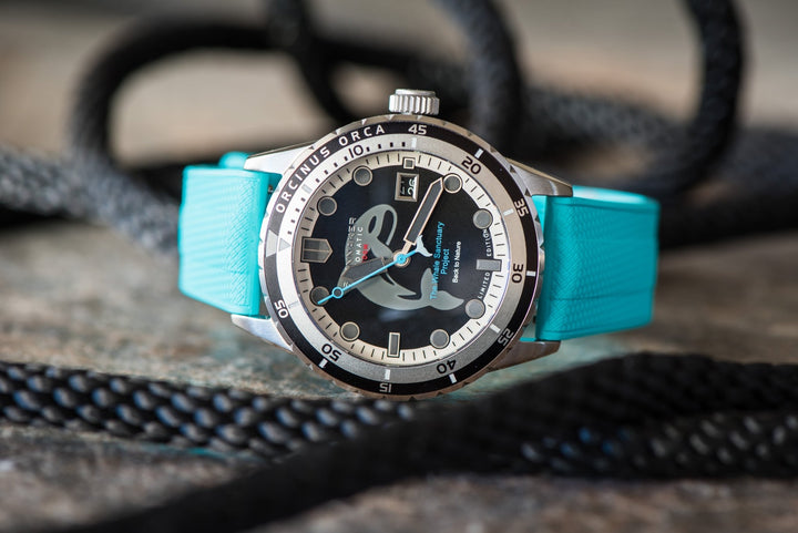 Shark Skin Rubber - Turquoise - BluShark Straps