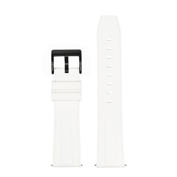 Shark Skin Rubber - White - BluShark Straps