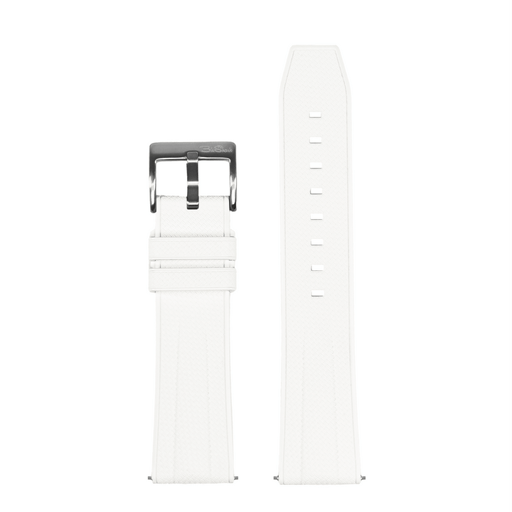 Shark Skin Rubber - White - BluShark Straps