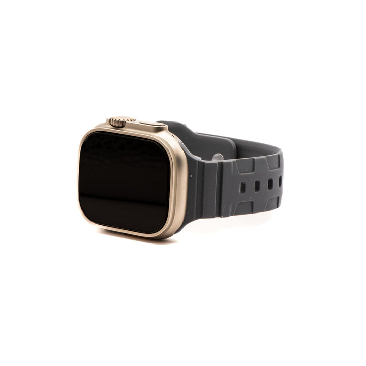 Silicone All - Terrain Band - For Apple Watch - Gray - BluShark Straps