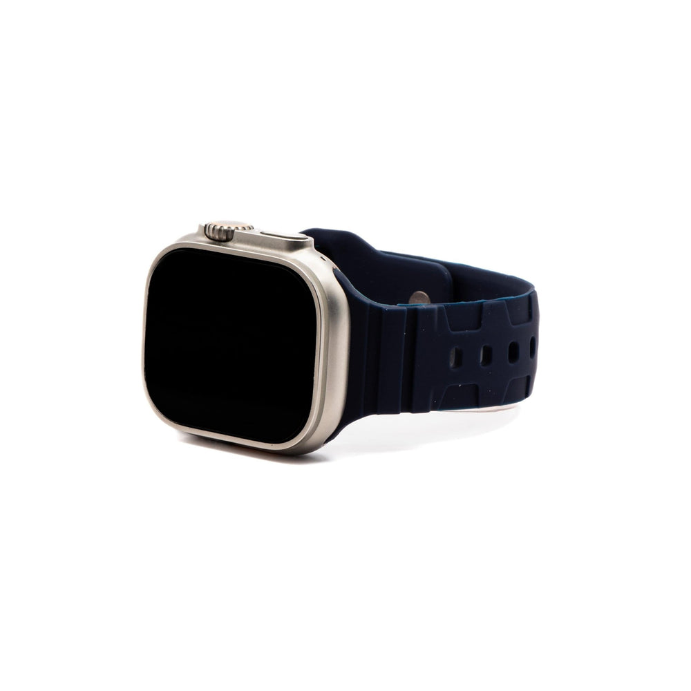 Silicone All - Terrain Band - For Apple Watch - Midnight Blue - BluShark Straps