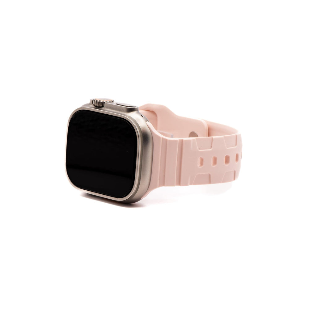 Silicone All - Terrain Band - For Apple Watch - Rose - BluShark Straps