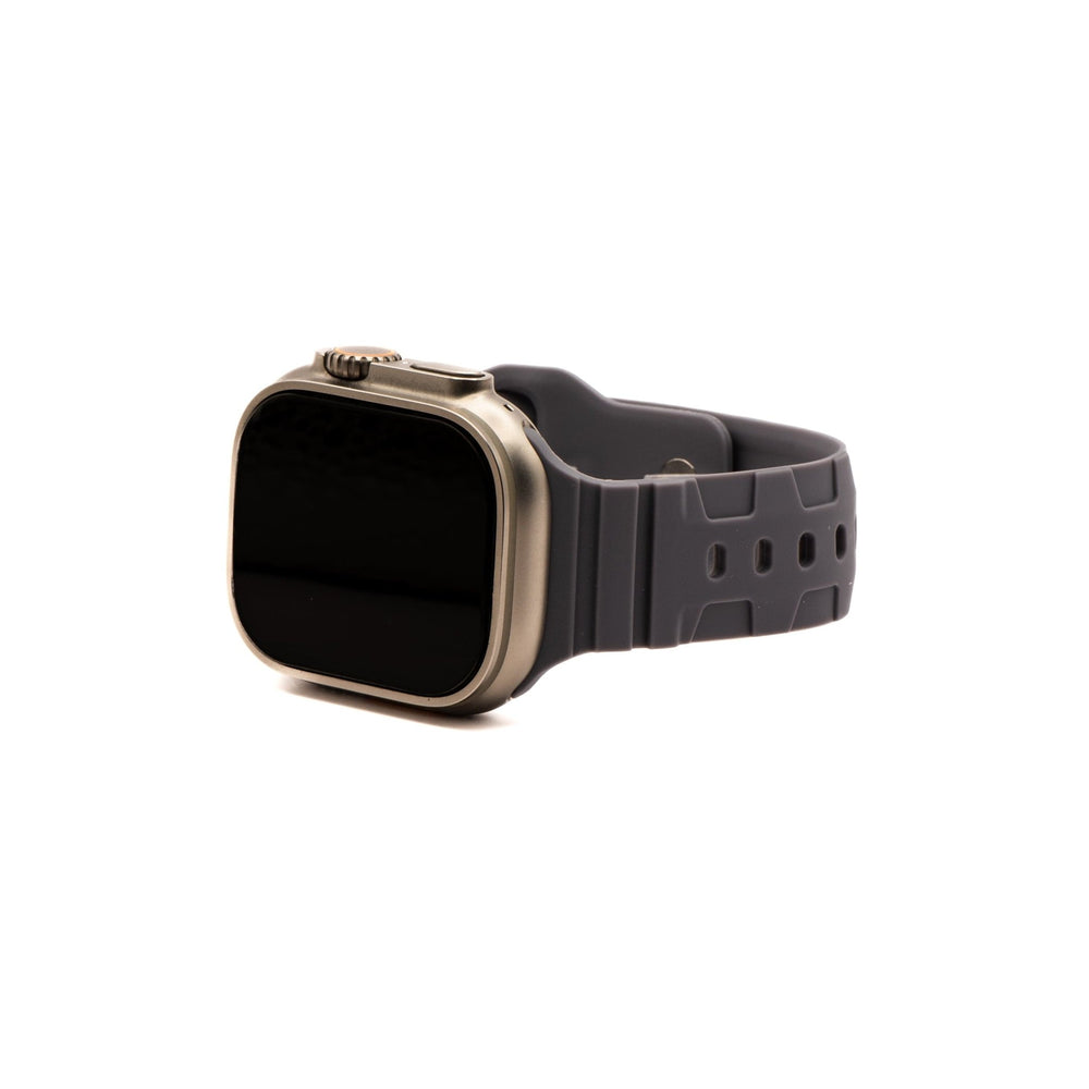 Silicone All - Terrain Band - For Apple Watch - Shadow - BluShark Straps
