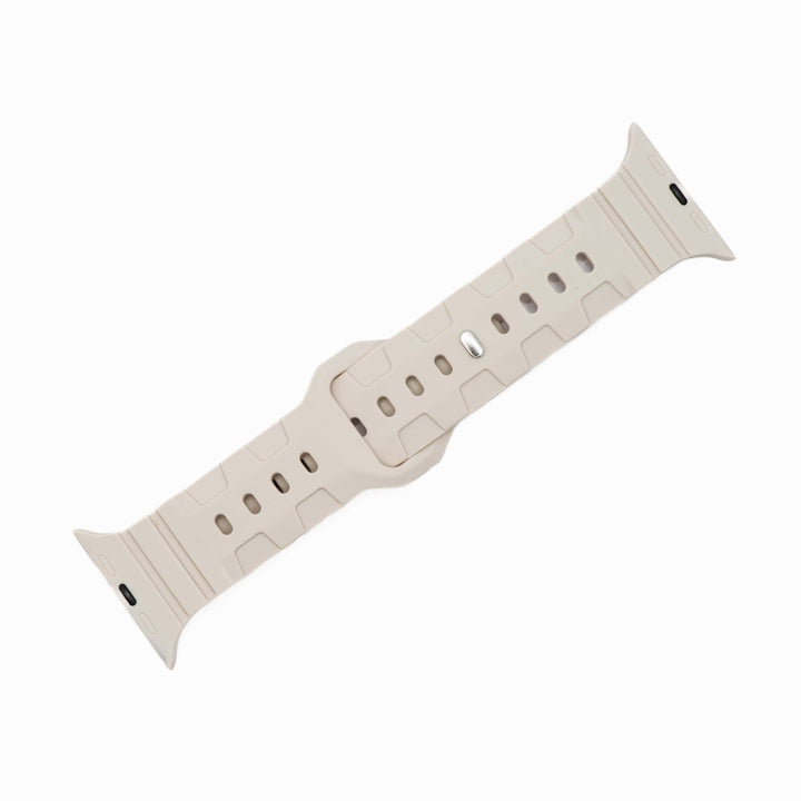 Silicone All - Terrain Band - For Apple Watch - Taupe - BluShark Straps
