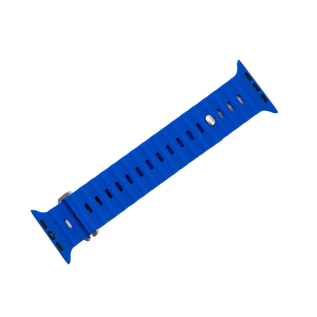 Silicone Oceanica Band - For Apple Watch - Blue - BluShark Straps