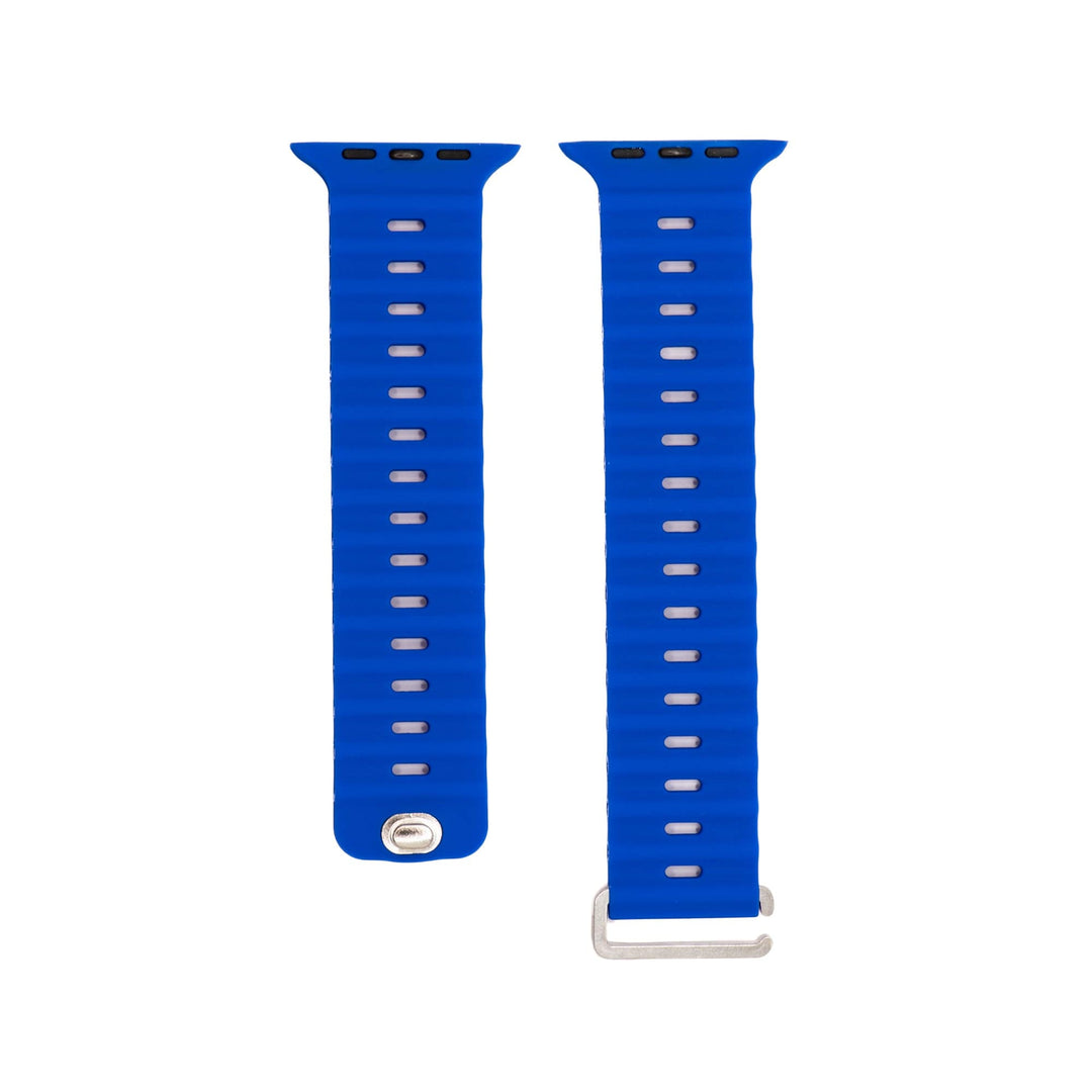 Silicone Oceanica Band - For Apple Watch - Blue - BluShark Straps