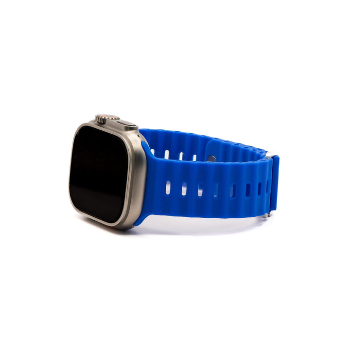 Silicone Oceanica Band - For Apple Watch - Blue - BluShark Straps