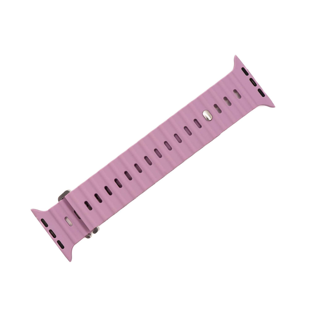 Silicone Oceanica Band - For Apple Watch - Lilac - BluShark Straps