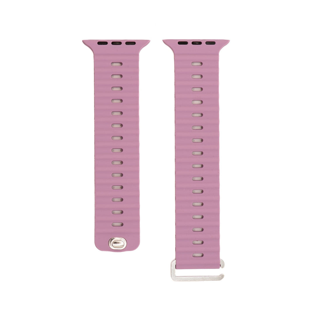 Silicone Oceanica Band - For Apple Watch - Lilac - BluShark Straps