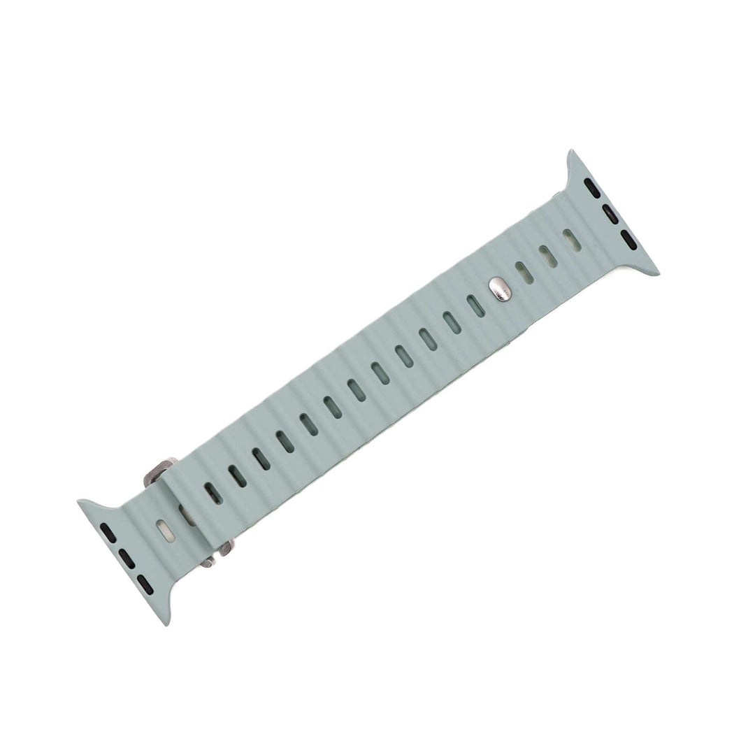 Silicone Oceanica Band - For Apple Watch - Seafoam - BluShark Straps