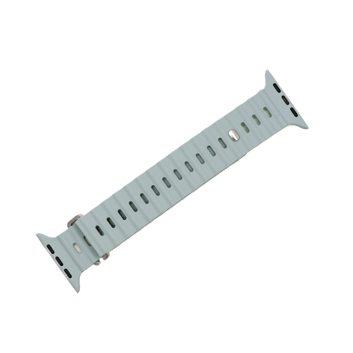 Silicone Oceanica Band - For Apple Watch - Seafoam - BluShark Straps