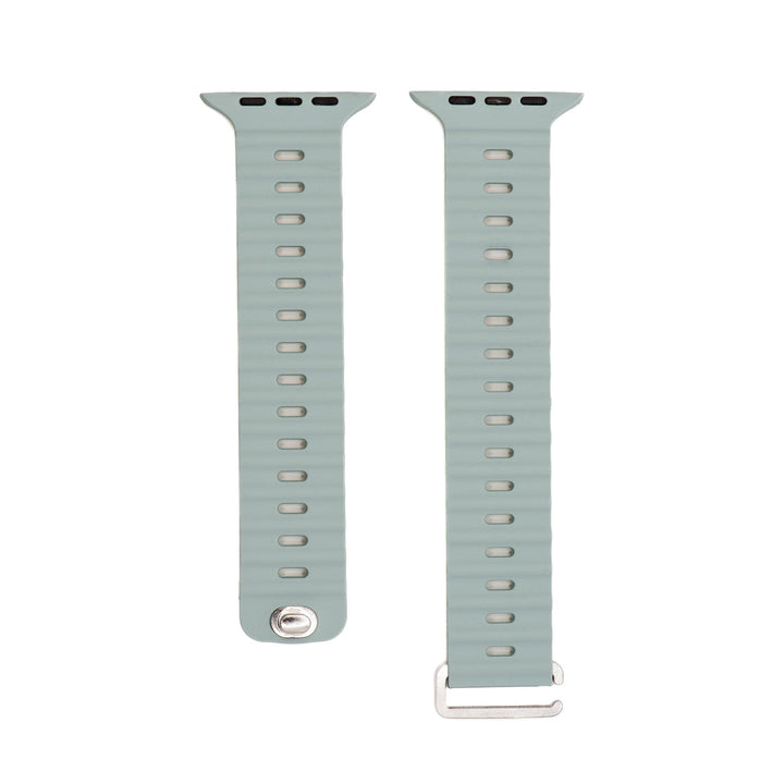 Silicone Oceanica Band - For Apple Watch - Seafoam - BluShark Straps