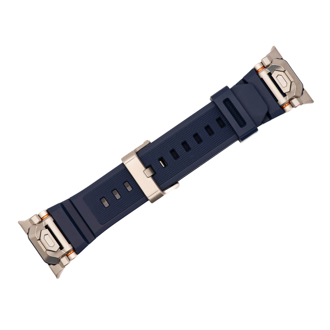 Silicone Pivot Band - For Apple Band ULTRA - Blue - BluShark Straps