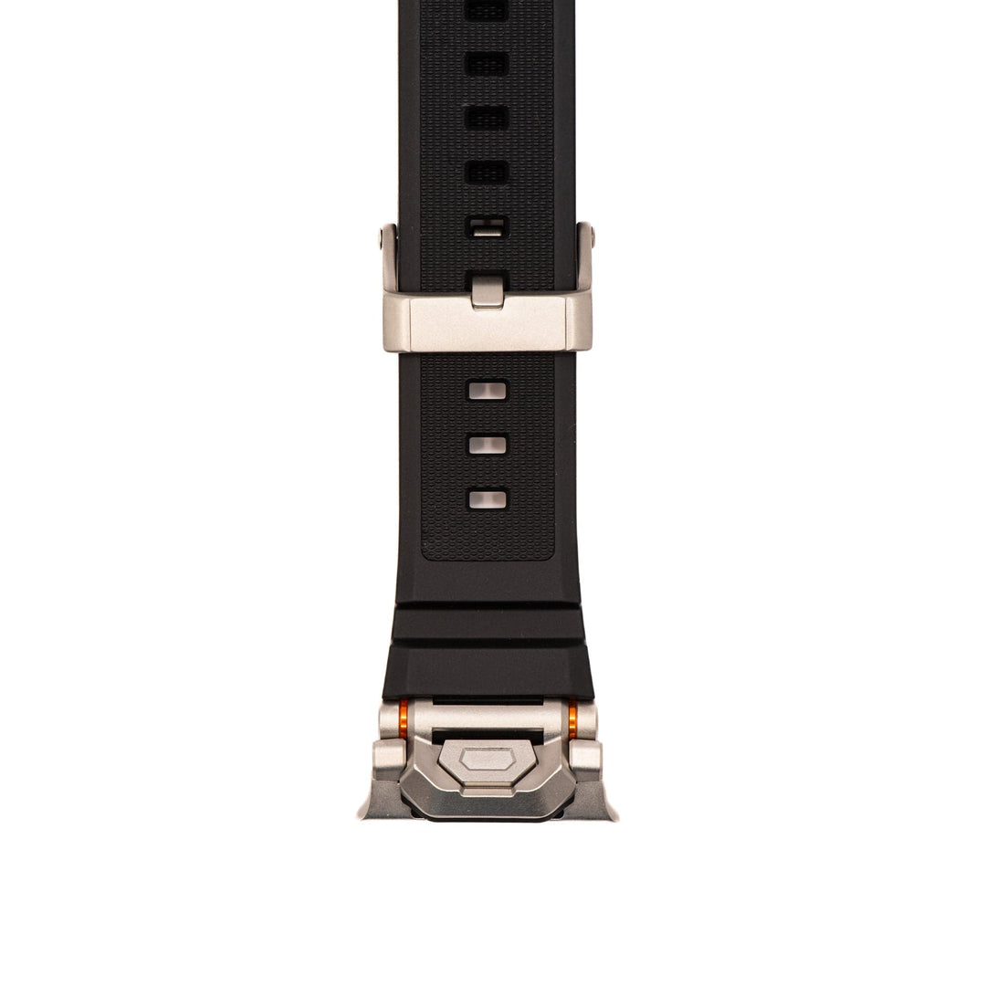 Silicone Pivot Band - For Apple Watch ULTRA - Black - BluShark Straps