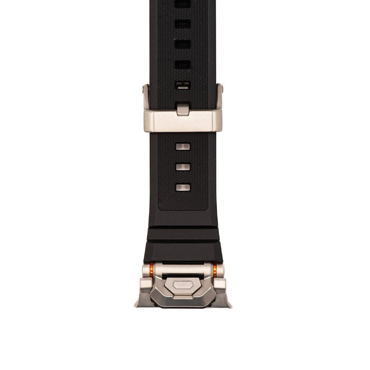 Silicone Pivot Band - For Apple Watch ULTRA - Black - BluShark Straps
