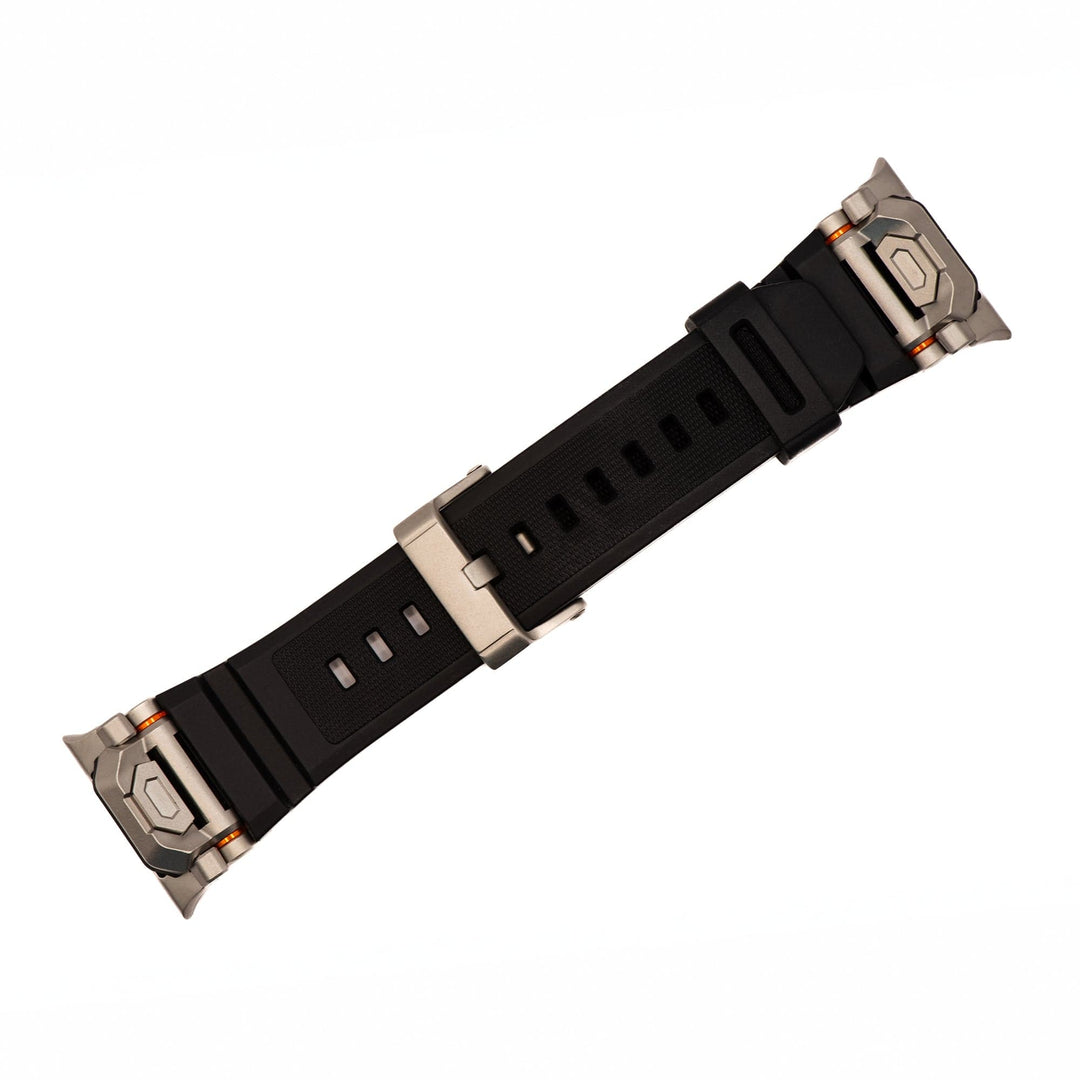 Silicone Pivot Band - For Apple Watch ULTRA - Black - BluShark Straps