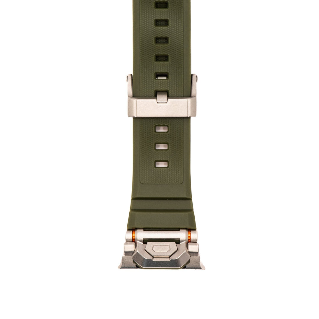 Silicone Pivot Band - For Apple Watch ULTRA - Green - BluShark Straps