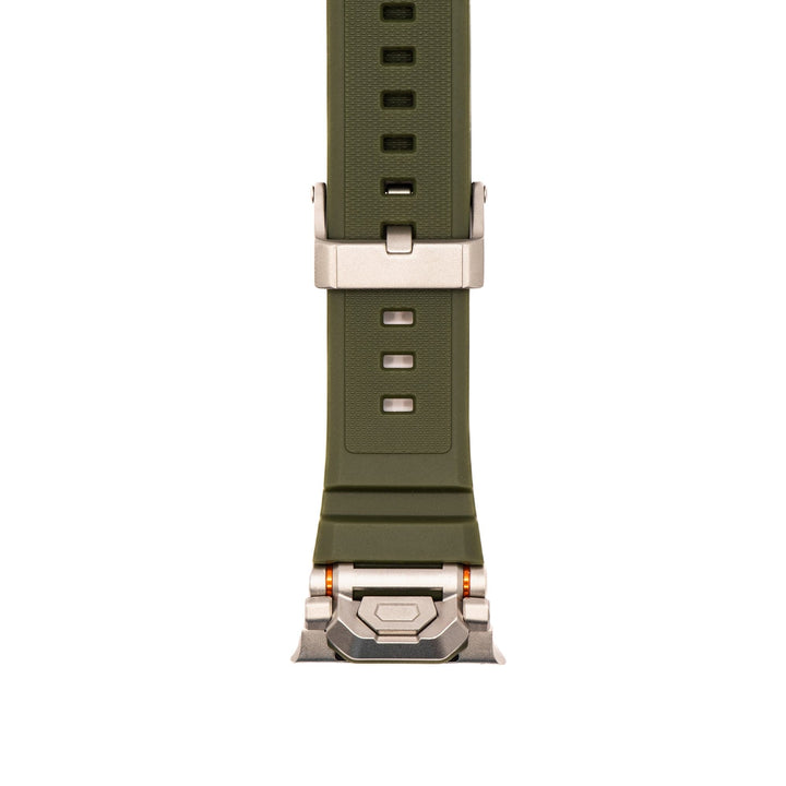 Silicone Pivot Band - For Apple Watch ULTRA - Green - BluShark Straps