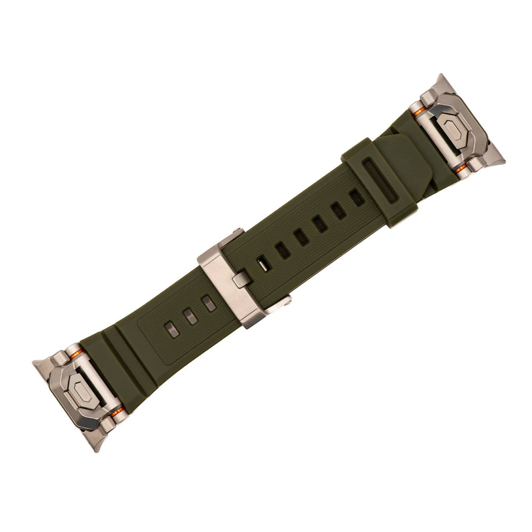 Silicone Pivot Band - For Apple Watch ULTRA - Green - BluShark Straps