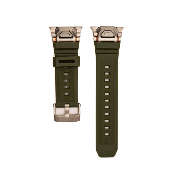 Silicone Pivot Band - For Apple Watch ULTRA - Green - BluShark Straps