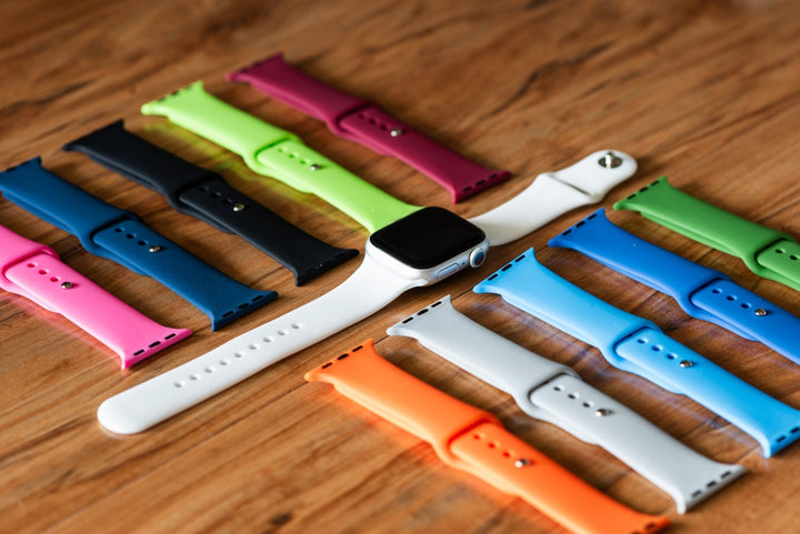 Silicone Solid Band - For Apple Watch - Apple Red - BluShark Straps