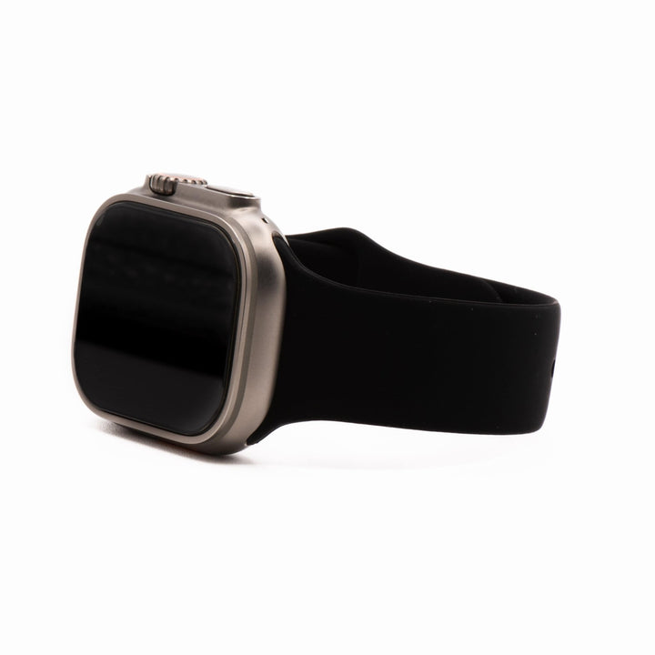 Silicone Solid Band - For Apple Watch - Black Midnight - BluShark Straps