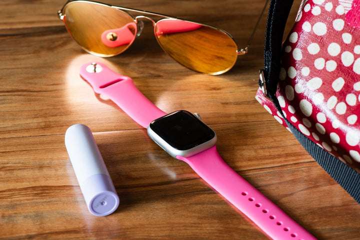 Silicone Solid Band - For Apple Watch - BMR Pink - BluShark Straps