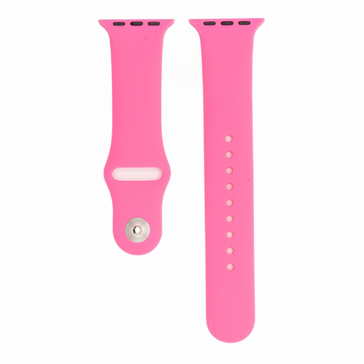 Silicone Solid Band - For Apple Watch - BMR Pink - BluShark Straps