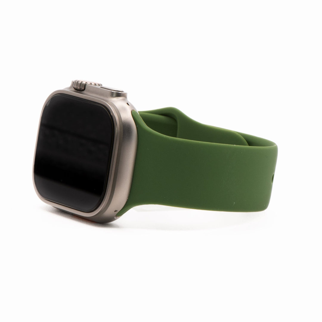 Silicone Solid Band - For Apple Watch - Evergreen - BluShark Straps