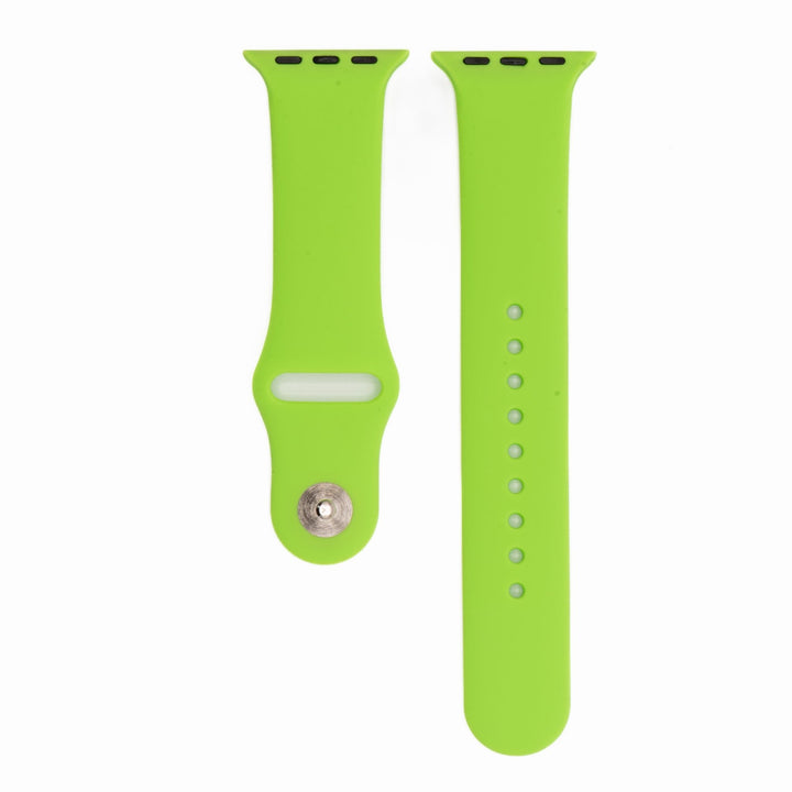 Silicone Solid Band - For Apple Watch - Lime Green - BluShark Straps